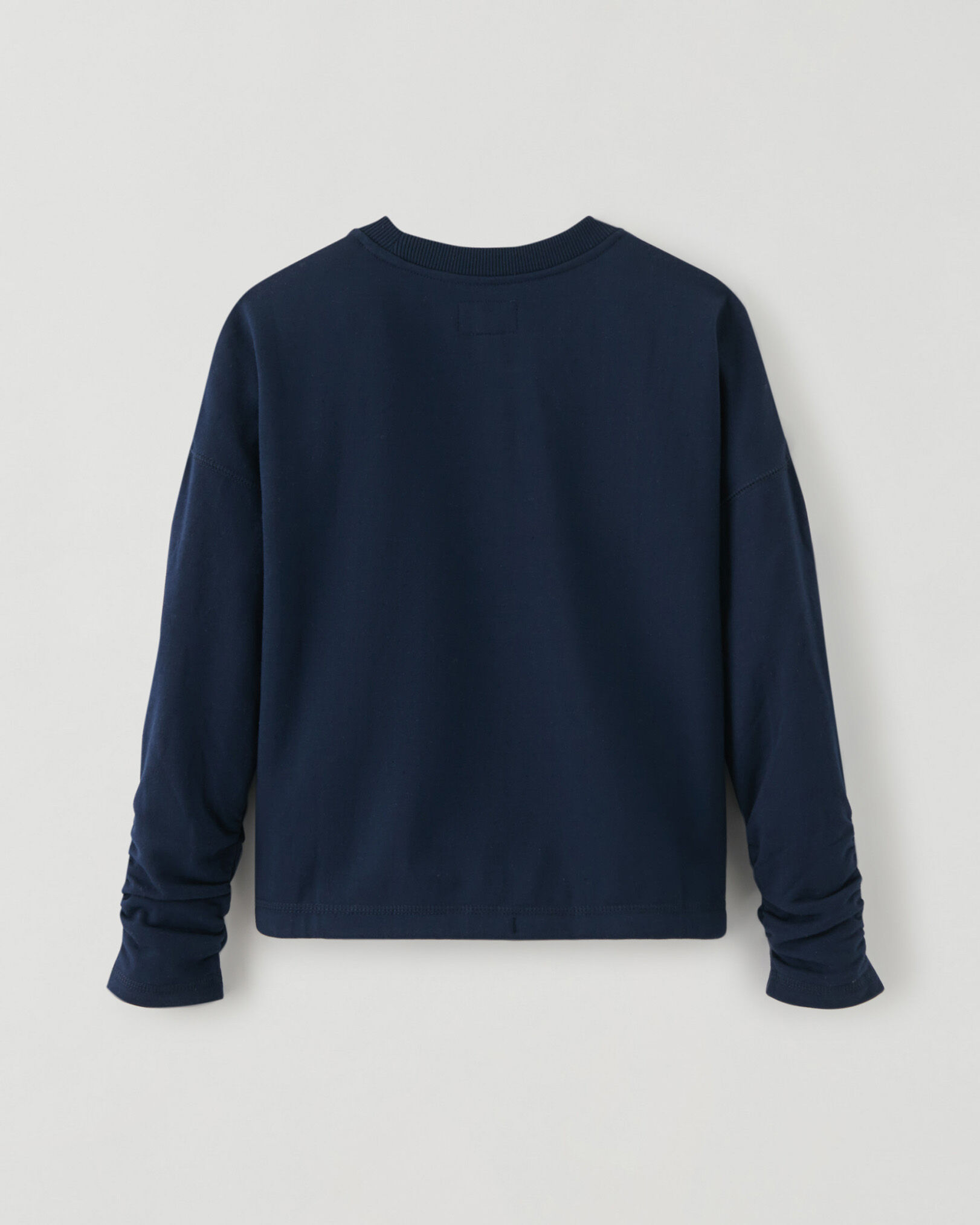 Girls Valentine Cozy Ruched Crew Sweatshirt Sweatshirts and