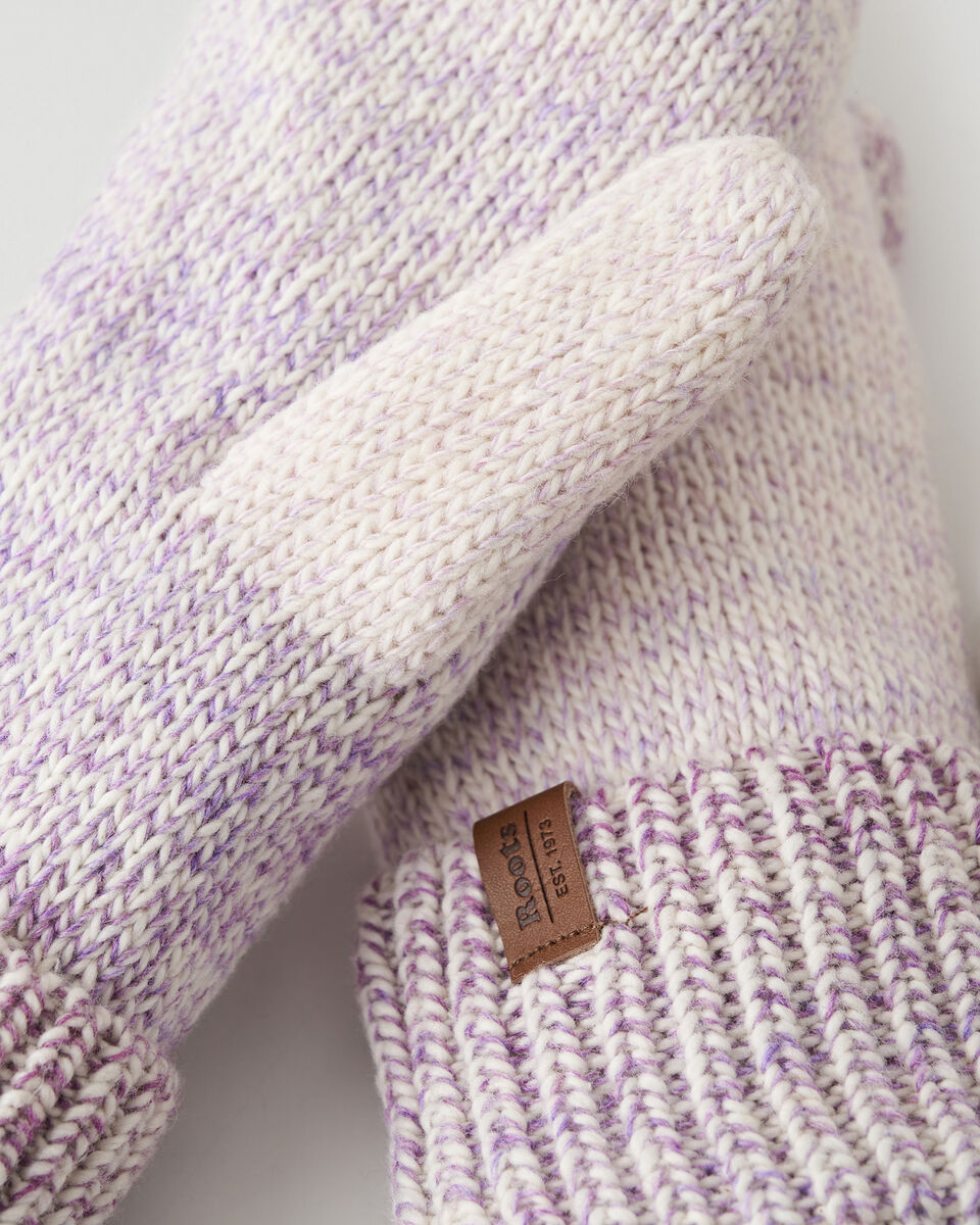 Womens Snowy Fox Ombre Mitten