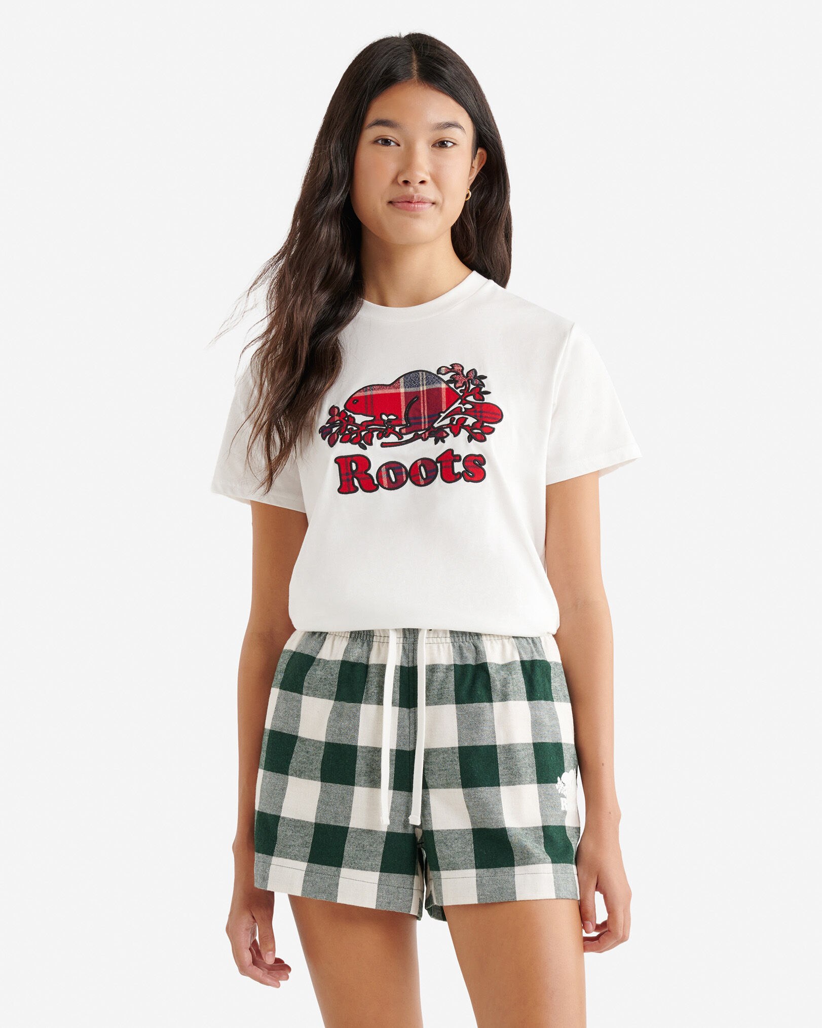 Womens Cooper Plaid T-Shirt