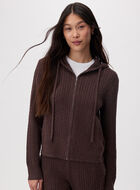 Bowen Cable Knit Full Zip Hoodie