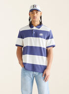 Rugby Stripe Pique Polo