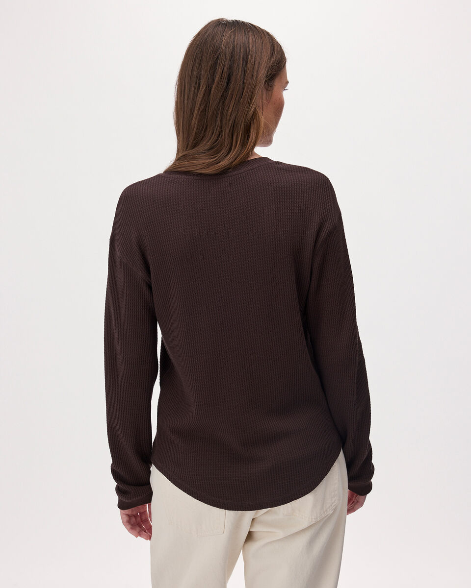 Waffle Long Sleeve Top