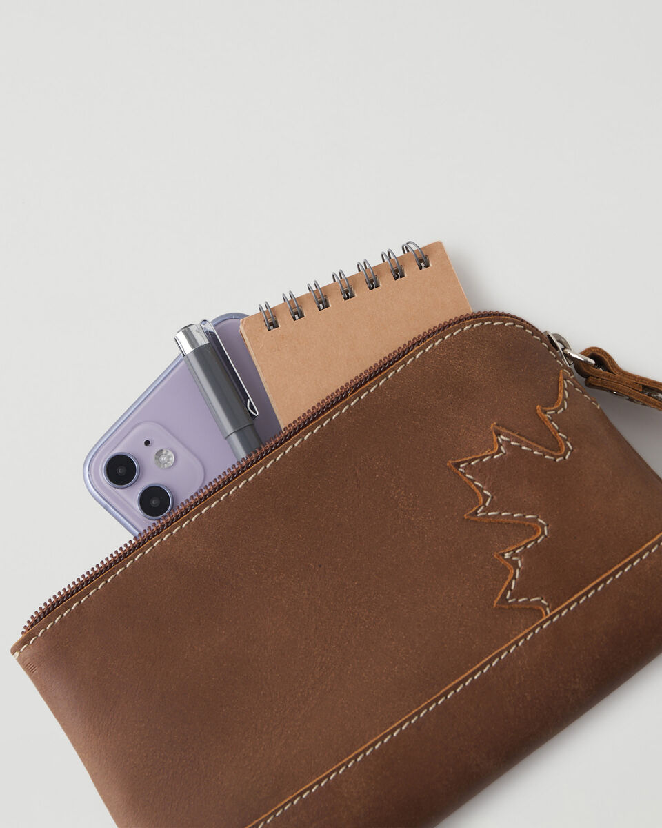 Maple Leaf Zip Pouch Tribe