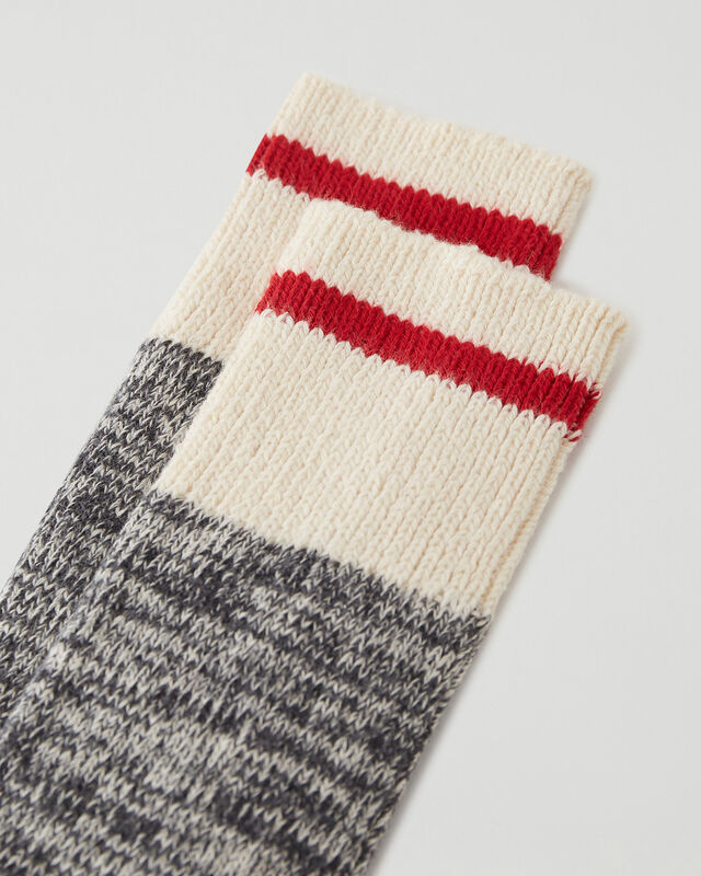 Roots Mens Classic Cotton Cabin Sock 2 pack. 2