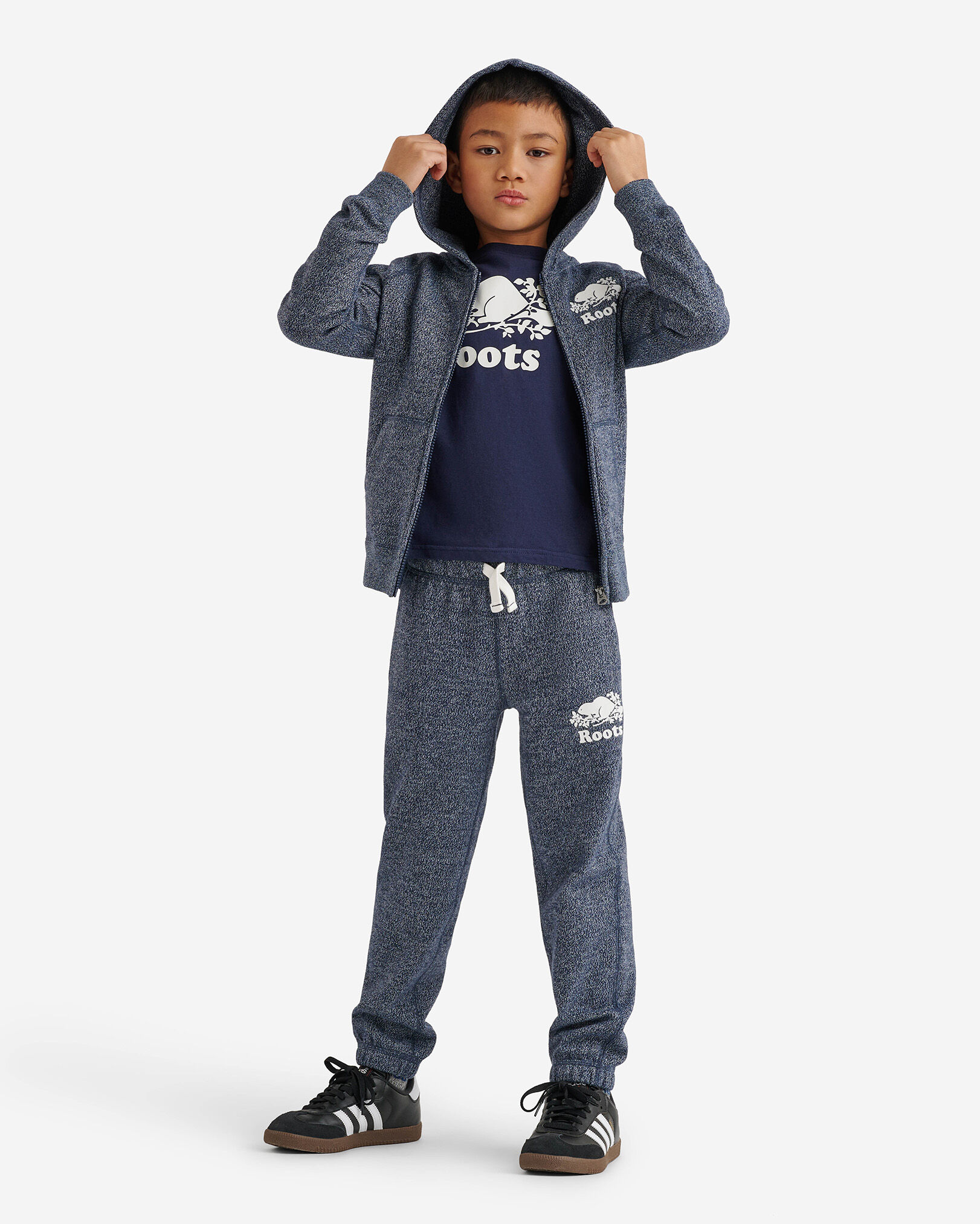 Navy blazer pepper roots discount