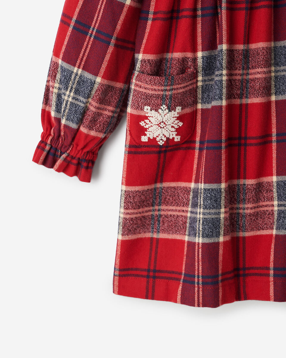 Toddler Girls Plaid Tidings Dress