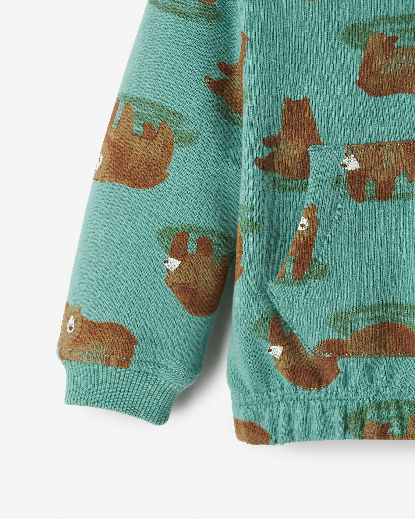 Baby Cozy Bear Zip Hoodie