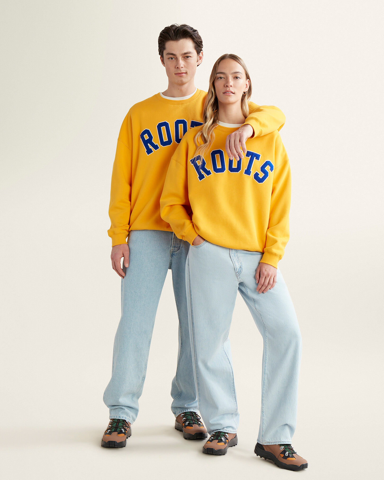 Roots yellow clearance hoodie