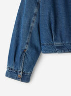 Levi's&reg;  Collarless Crop Womens Sherpa Trucker Jacket