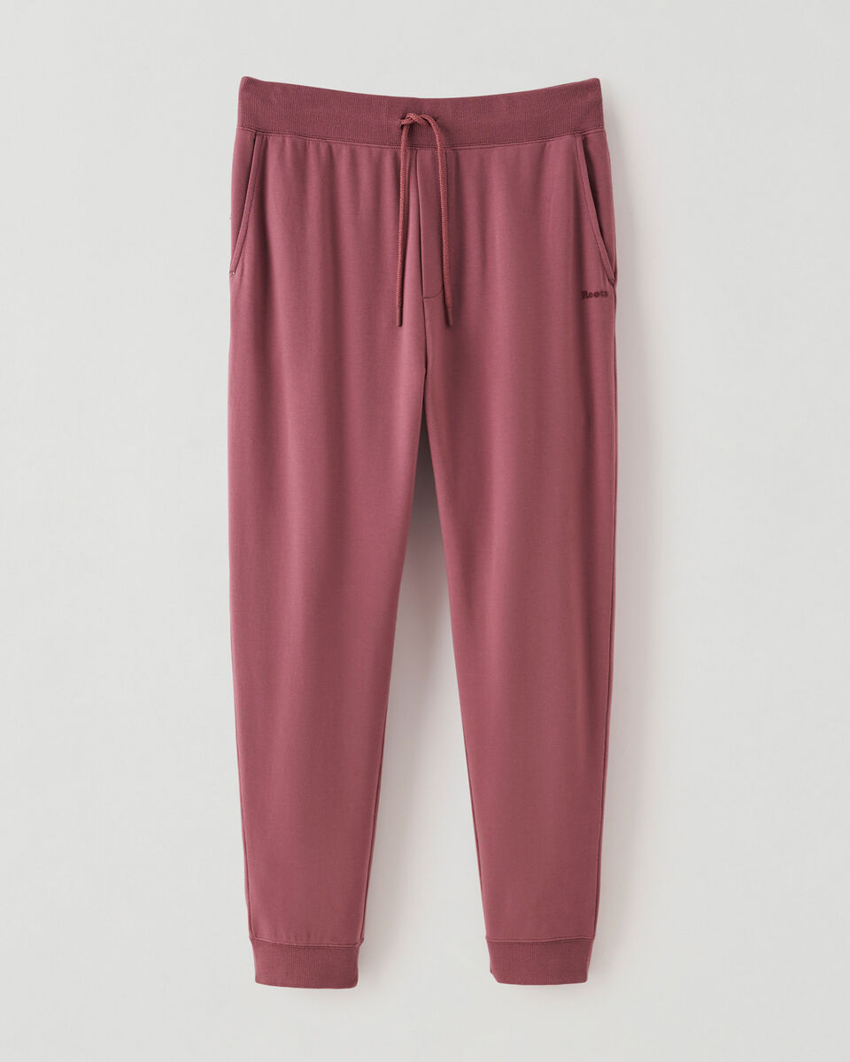 Pantalon en jersey bouclette et mélange modal