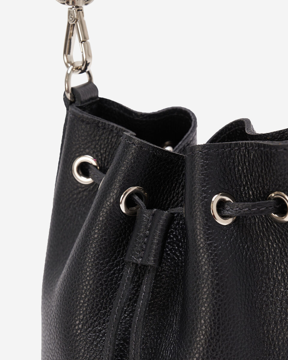 Mini sac seau 2.0 en cuir Cervino