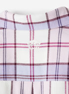 Chemise de pyjama &agrave; carreaux pour femme