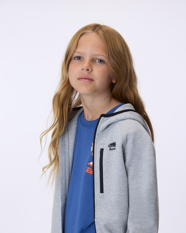 Chandail &agrave; capuchon et glissi&egrave;re en tissu interlock Recover pour enfants