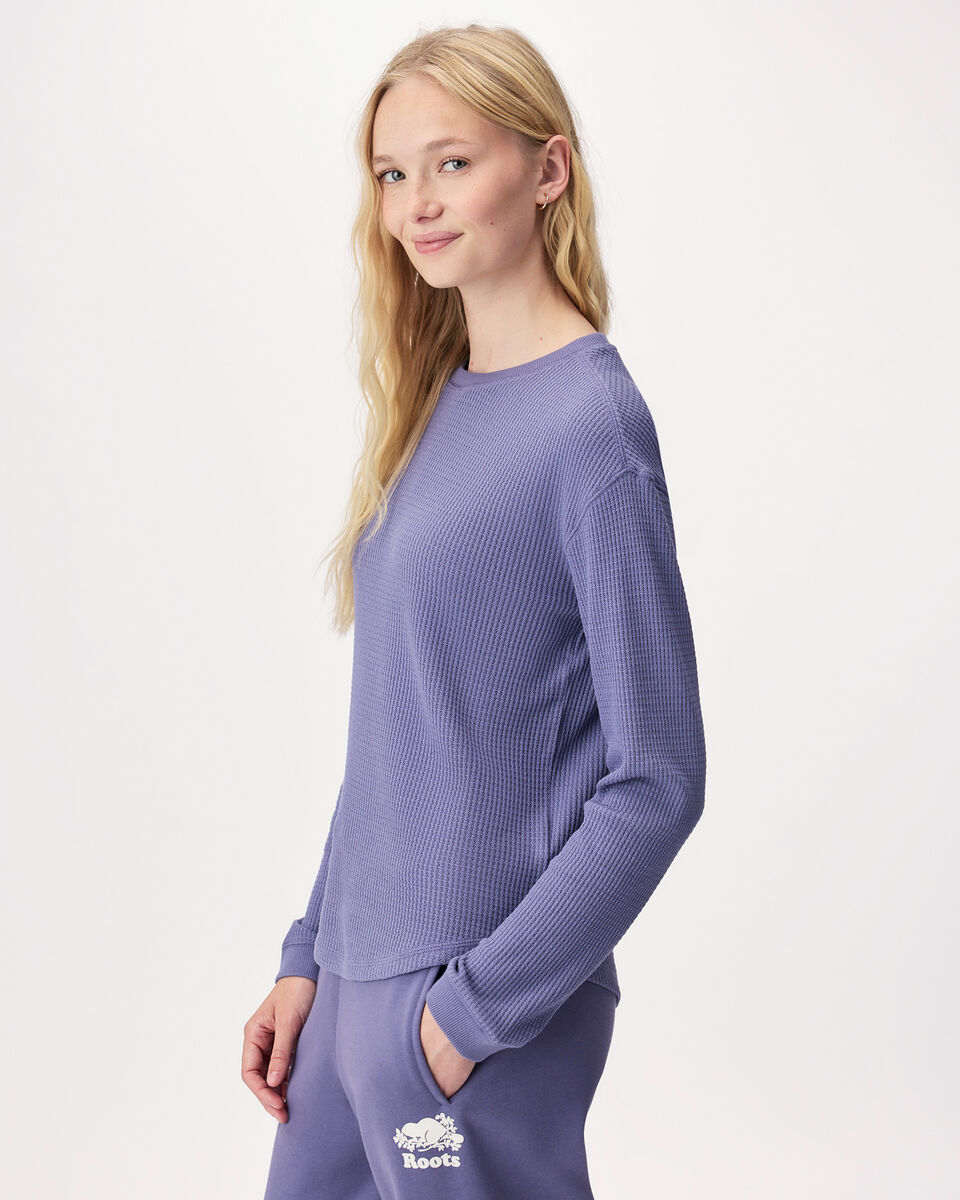 Waffle Long Sleeve Top