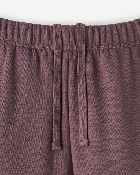 Pantalon &agrave; jambe large en molleton de coton bio Cooper
