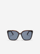 Plastic Oversized Square Tortoise Sunglasses
