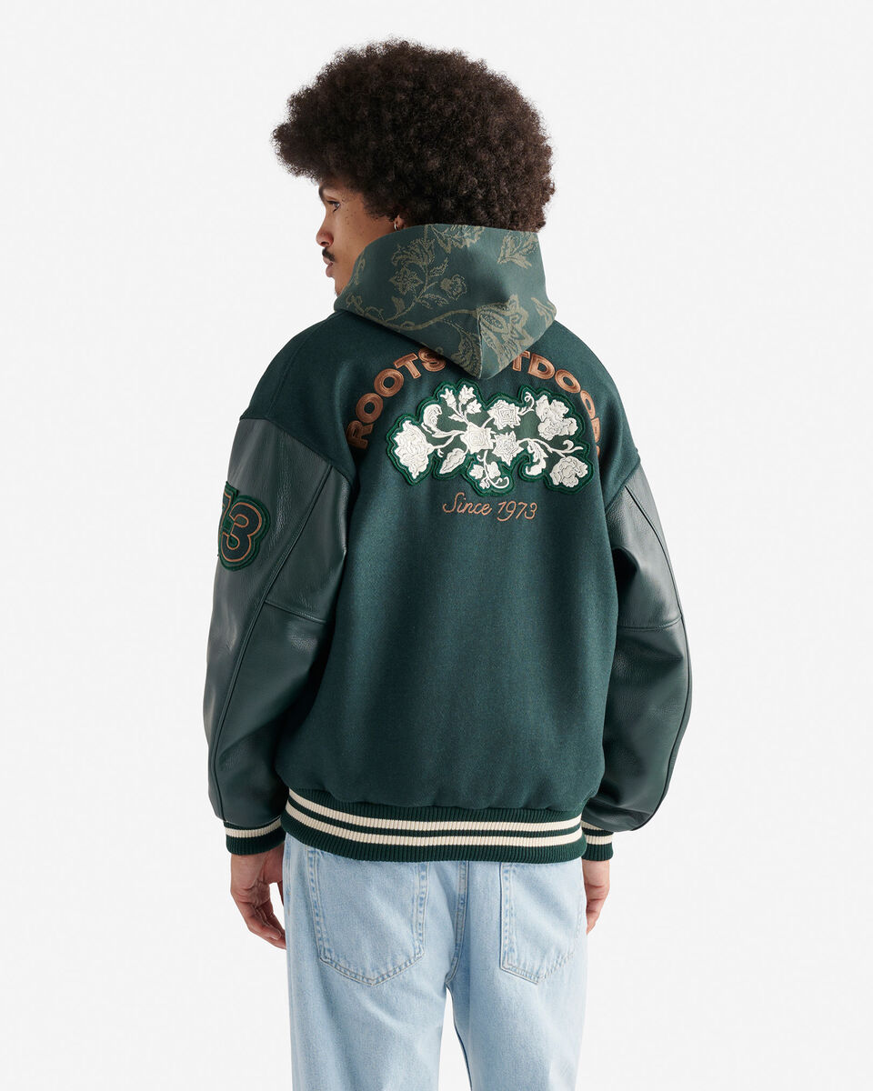 Blouson universitaire signature Roots