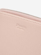 Petite pochette à glissière en cuir Cervino
