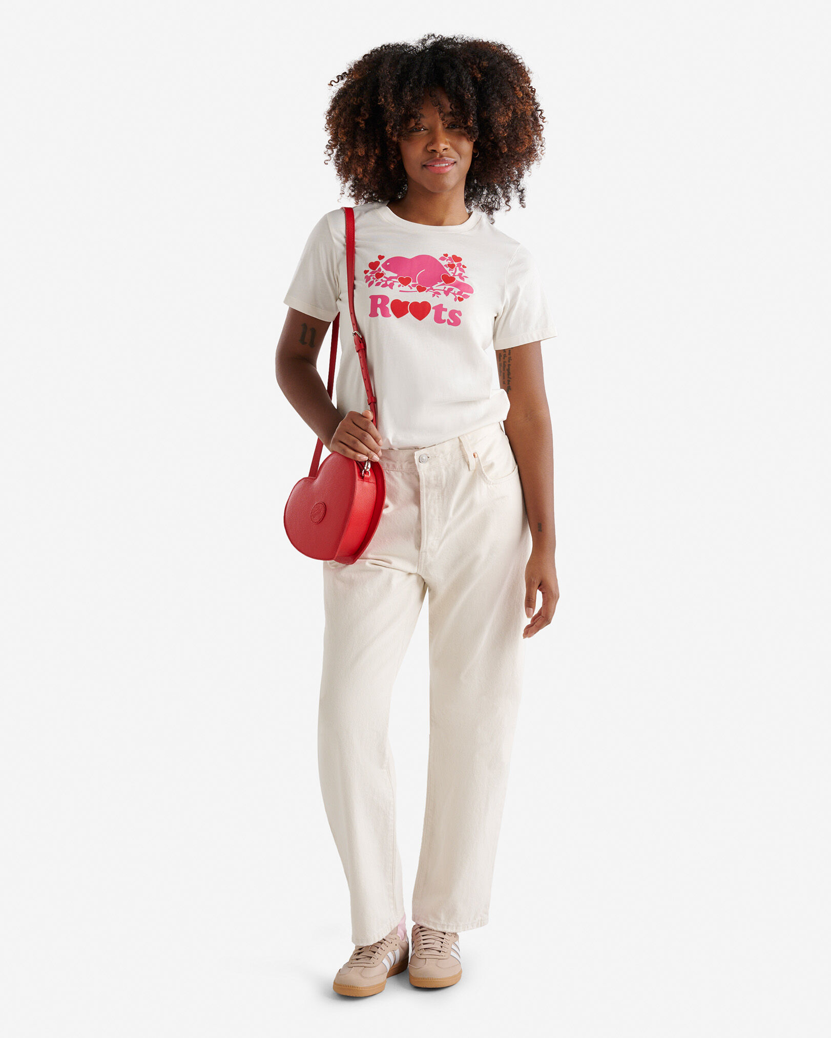 T-shirt Castor Amour pour femme