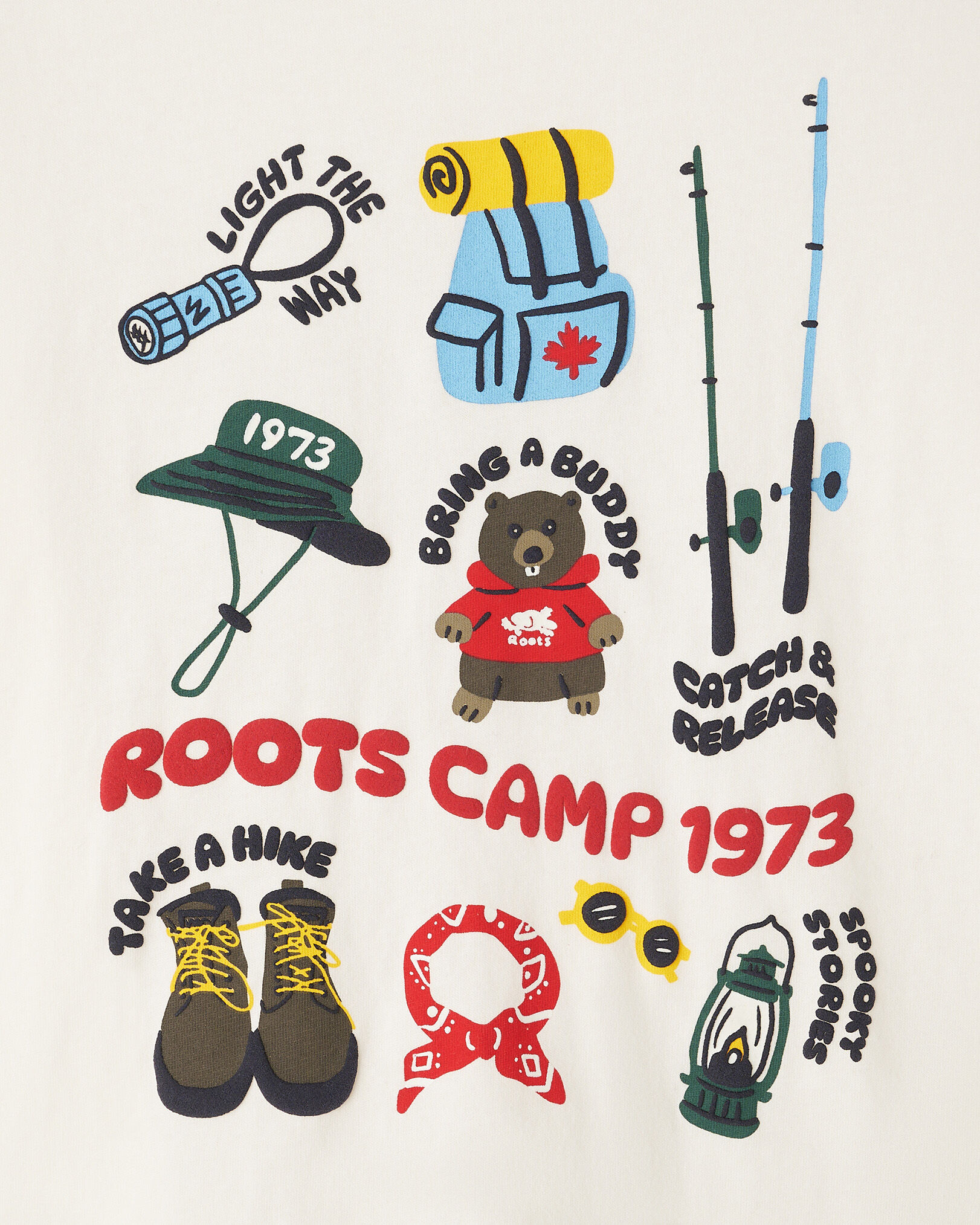 Kids Glow The Dark Camp T-Shirt
