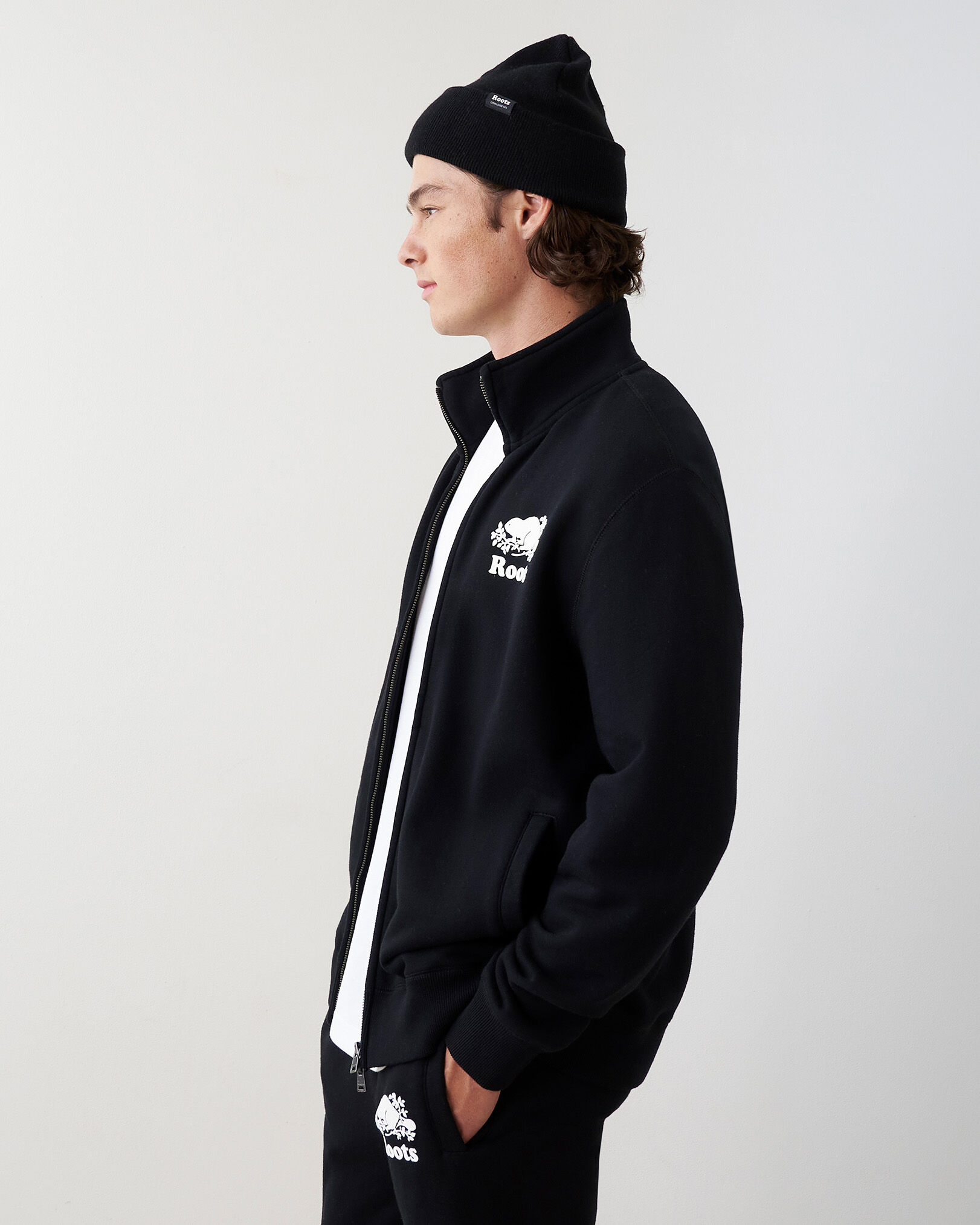 Organic Original Track Jacket Sweatshirts and Hoodies Roots
