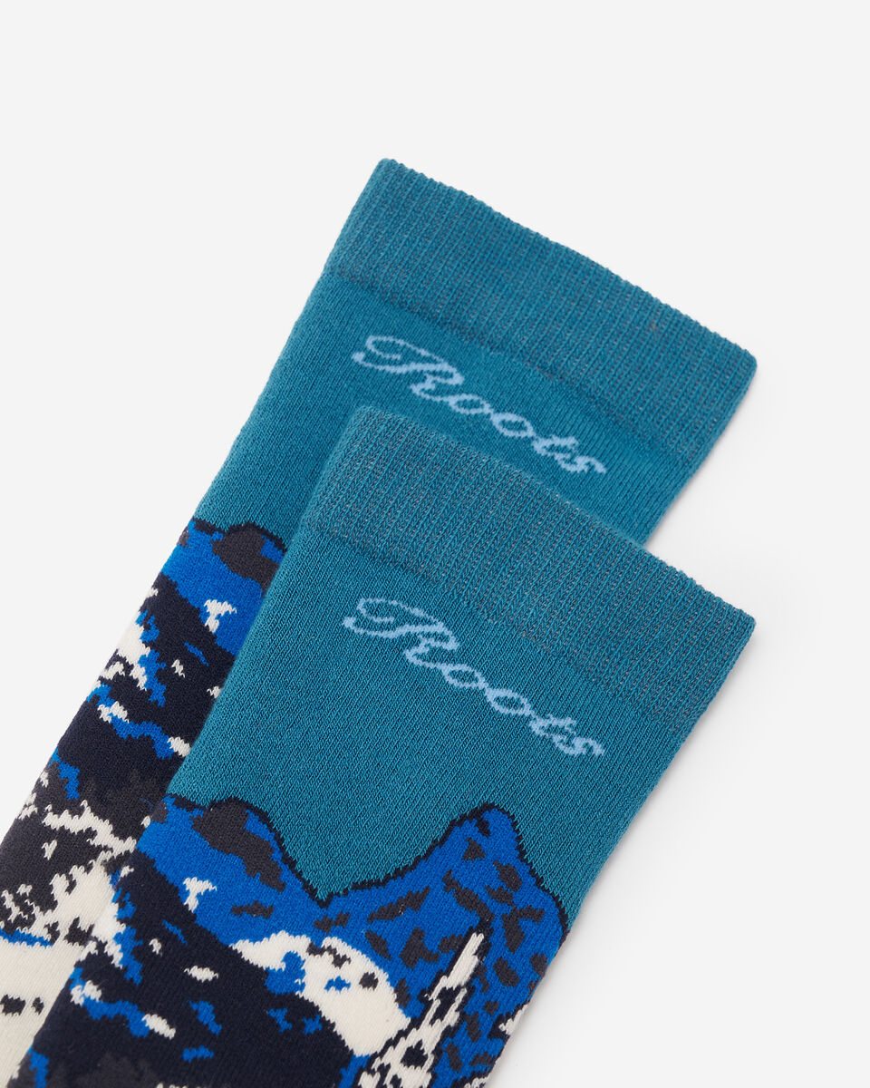 Adult Landscape Intarsia Sock