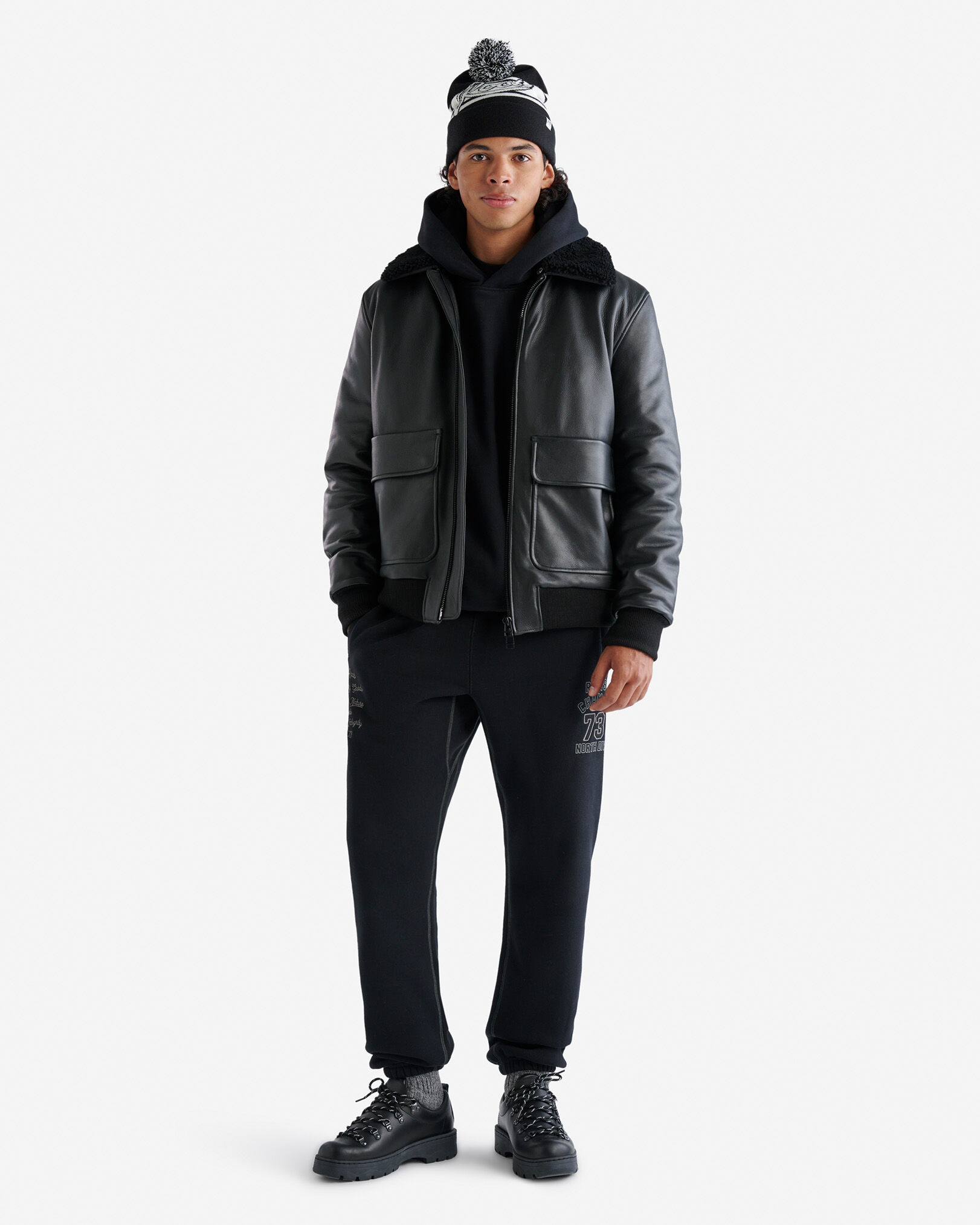 Leather Aviator Jacket