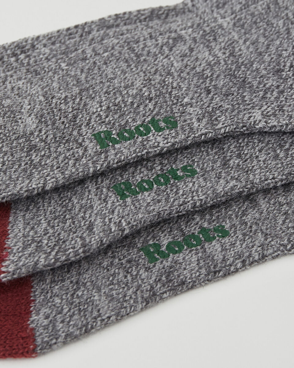 Mens Roots Pop Cabin Sock 3 Pack
