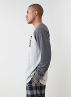 Mens Park Plaid Long Sleeve T-Shirt