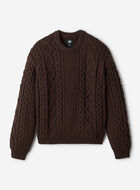 Cable Knit Crew Sweater