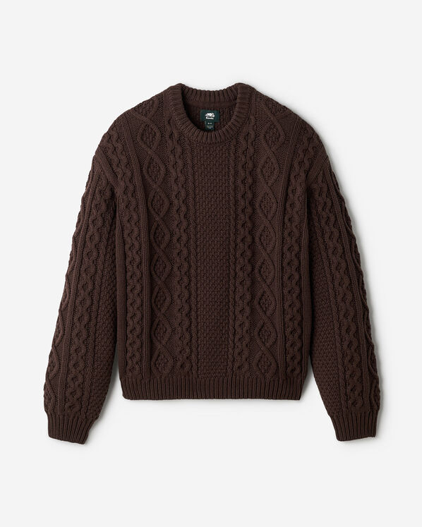 Cable Knit Crew Sweater