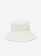 Chapeau style p&ecirc;cheur r&eacute;versible floral