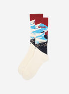 Adult Landscape Intarsia Sock