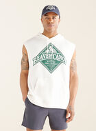 Beaver Canoe Sleeveless Hoodie Gender Free