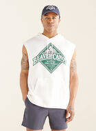 Beaver Canoe Sleeveless Hoodie Gender Free