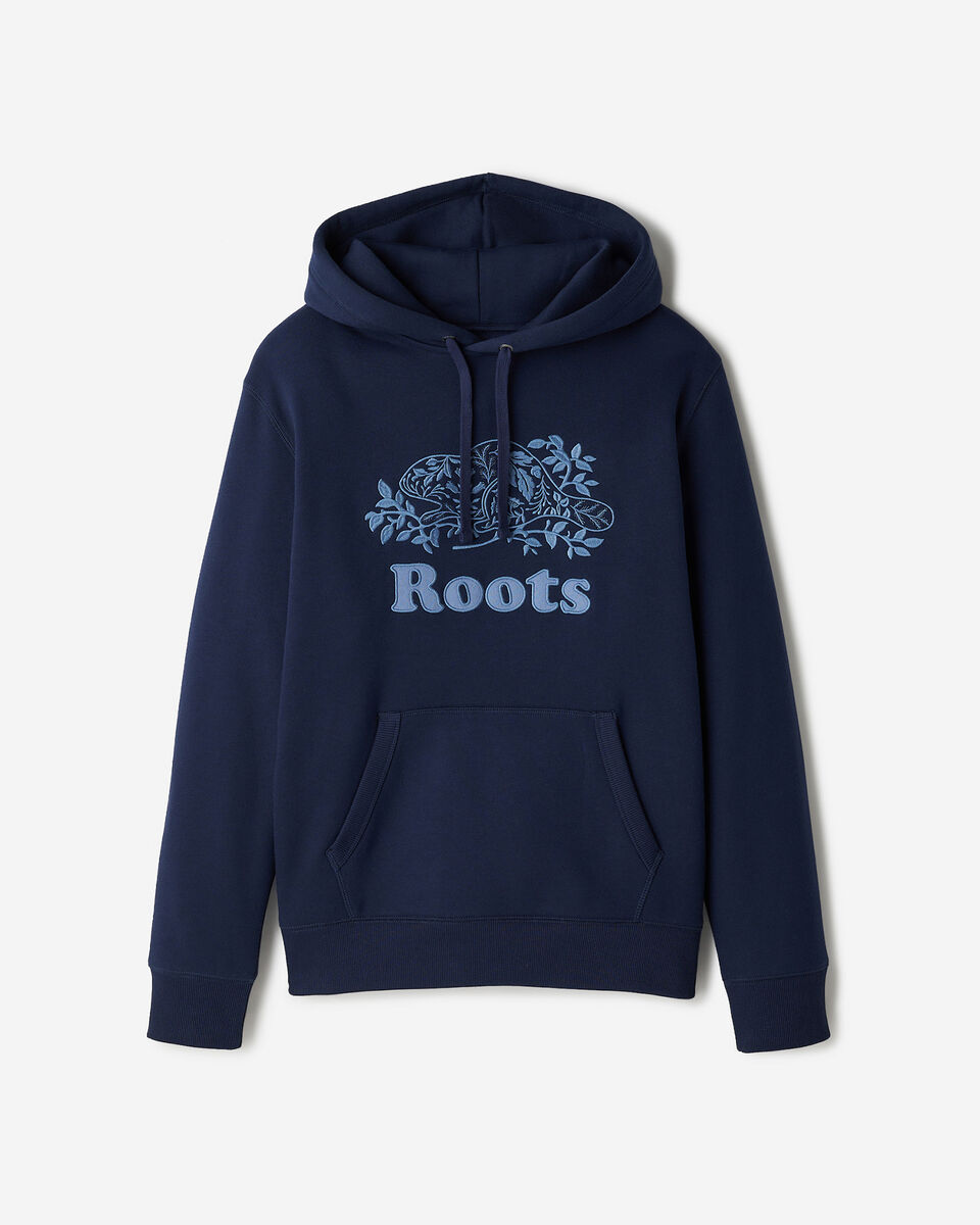 Organic Cooper Nordic Floral Kanga Hoodie