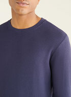 Waffle Long Sleeve Crew Top