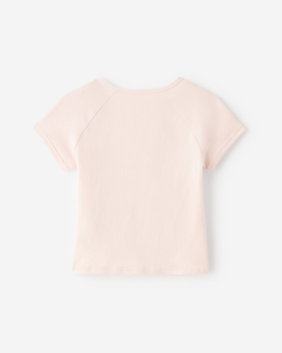 Girls Easy Stretch Wrap T-Shirt