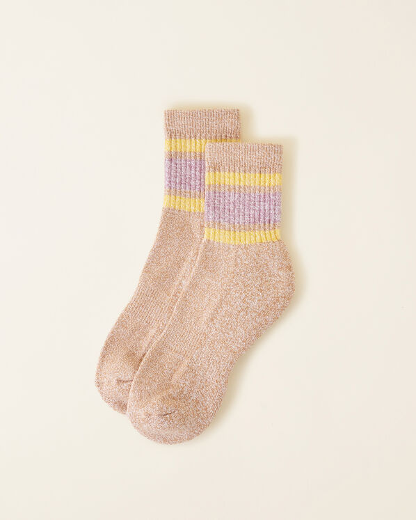 Adult Stripe Melange Sock