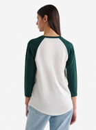 Womens Organic Cooper Baseball T-shirt