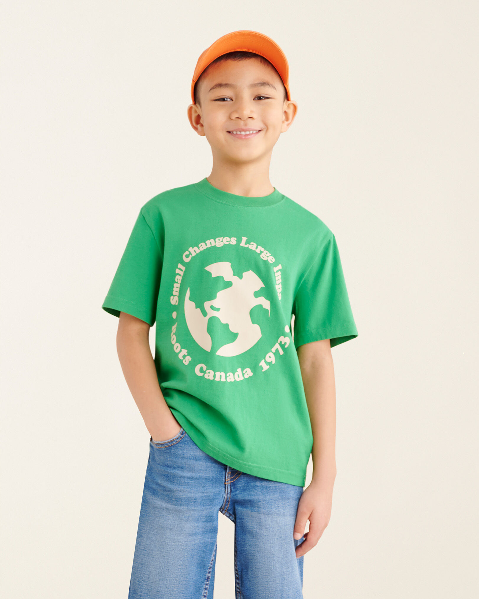 Boys green hot sale t shirt