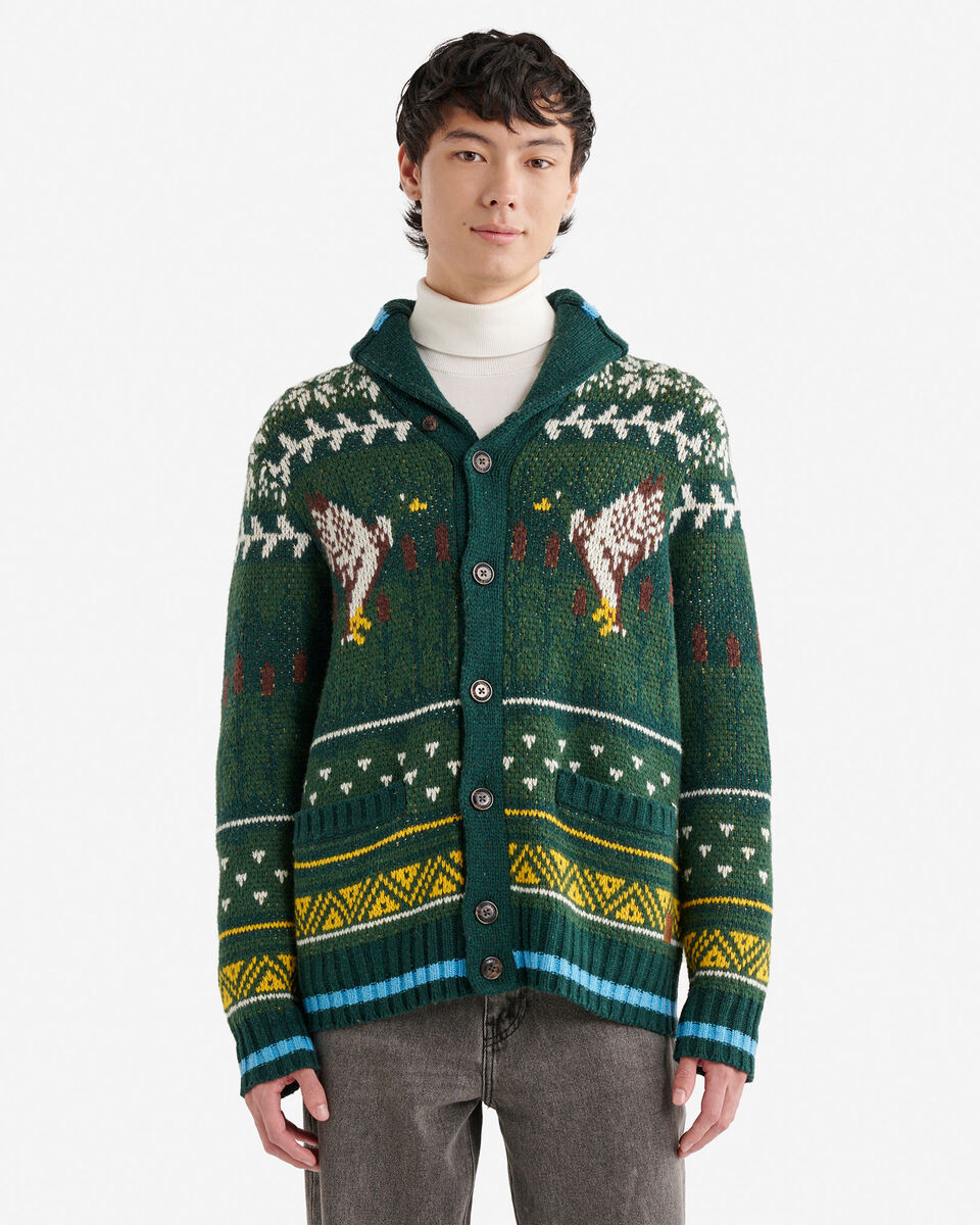 Cabin Shawl Fair Isle Cardigan