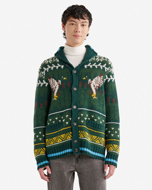 Cabin Shawl Fair Isle Cardigan