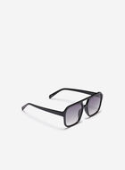 Womens Plastic Square Aviator Sunglasses