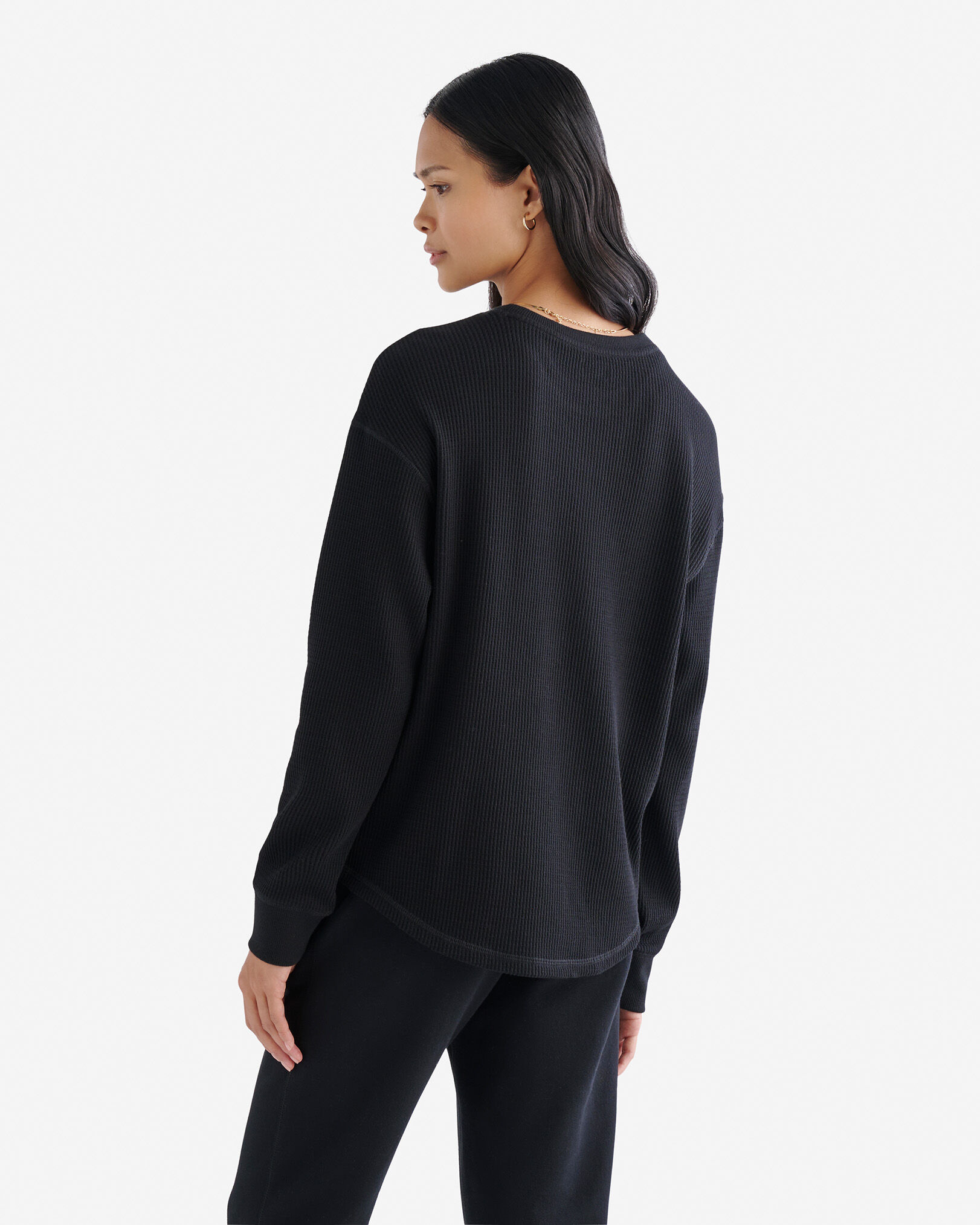 Waffle Long Sleeve Top