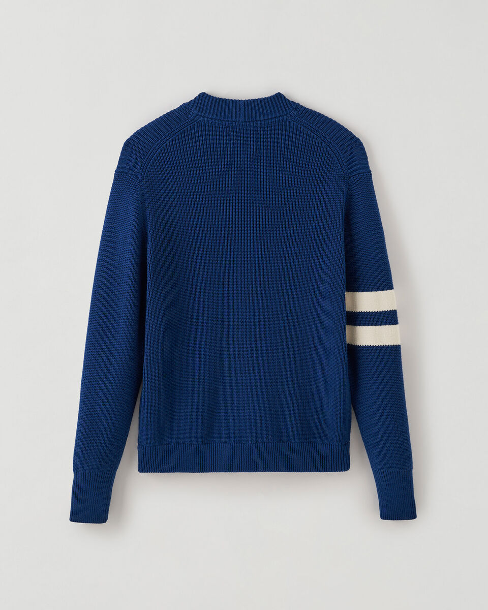 Athletics Club Crest Rib Cardigan