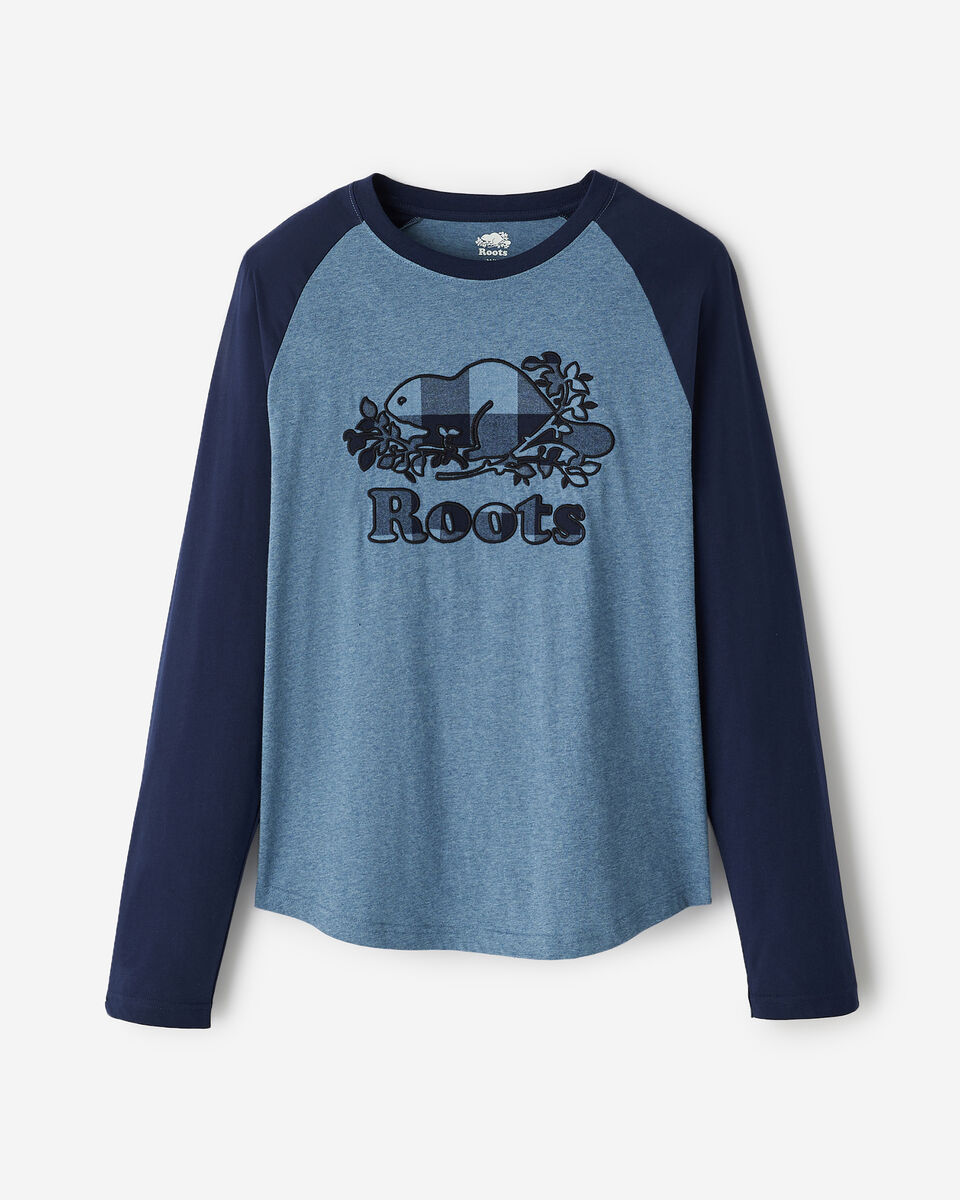 Mens Cooper Plaid Raglan Long Sleeve T-Shirt