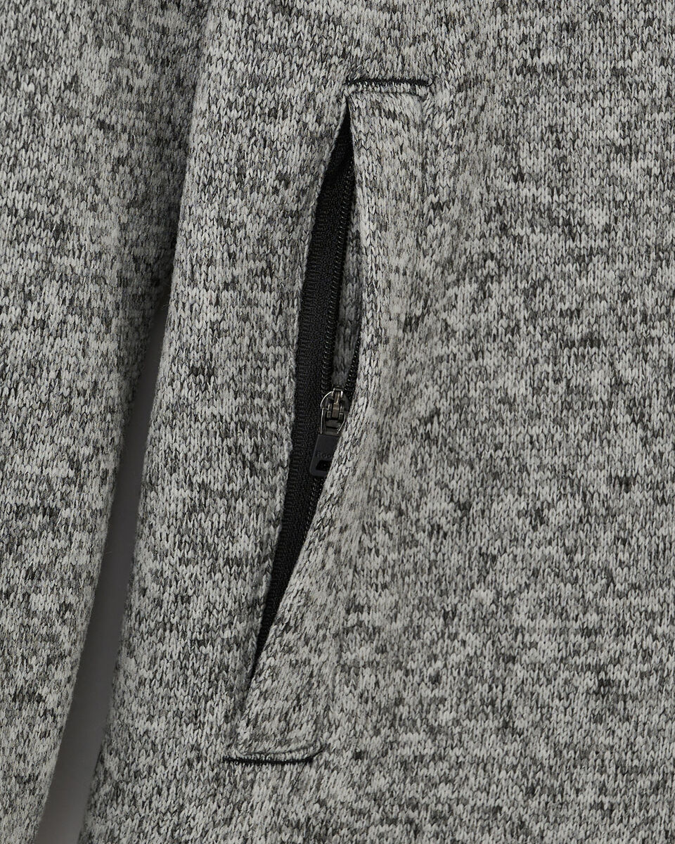 Sweater Fleece Zip Stein