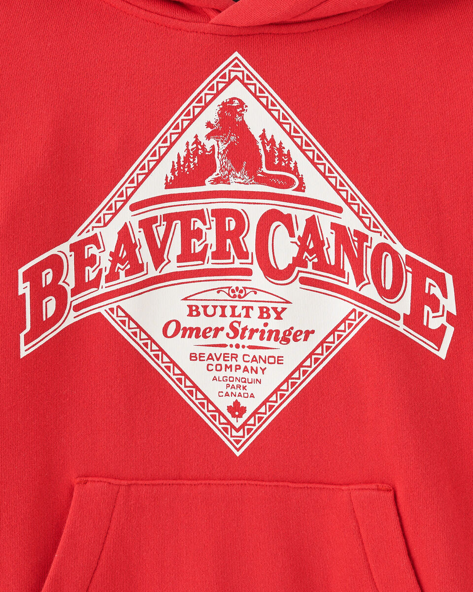 Kids Beaver Canoe Relaxed Hoodie