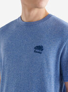 T-shirt poivré en coton bio pour hommes